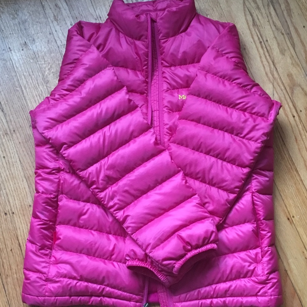 Marmot Pink Girls Down Fill Puffer Jacket Coat
